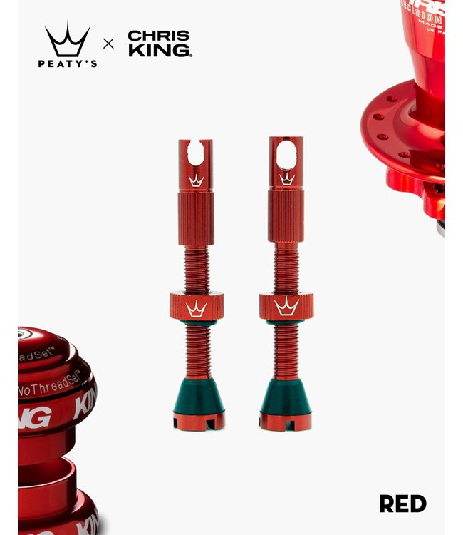Peaty's / Chris King MK2 tubeless valves 42mm