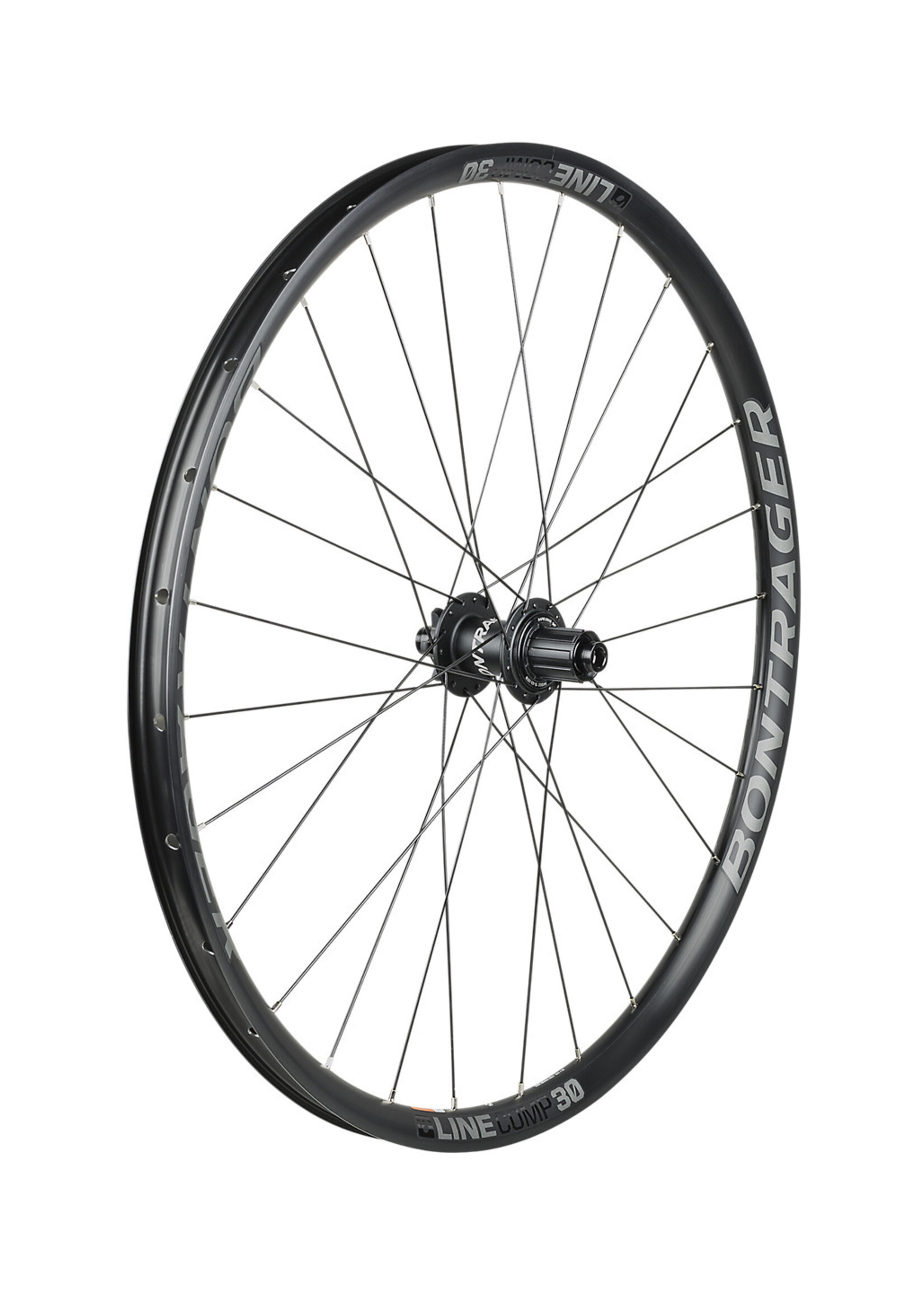 Roue arr. Bontrager Line Comp 30 TLR 29" 142mm Shimano/SRAM, MTB/route 8/9/10 vit. - Noir