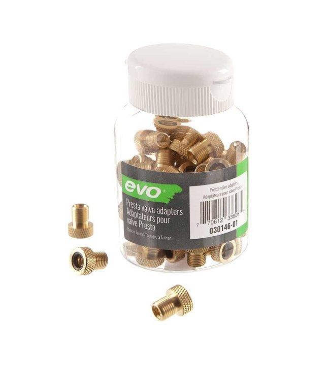 Adaptateurs de valve Presta EVO