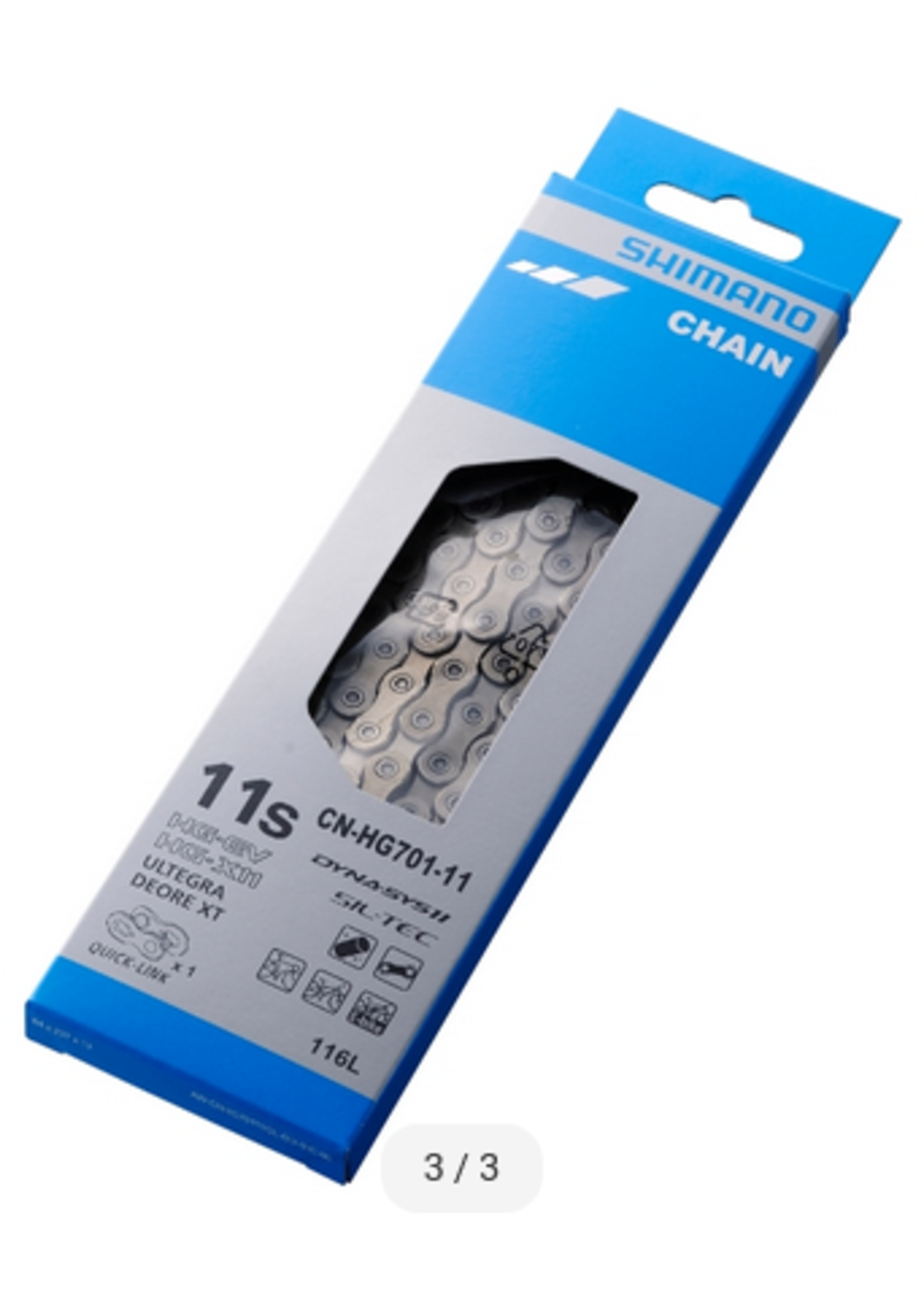 Shimano Shimano CN-HG701-11 11 sp chain (road/MTB/e-bike)