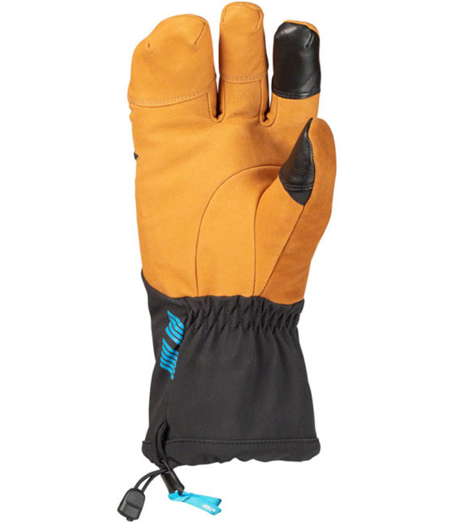 45 Nrth Sturmfist 4 Finger Insulated Gloves - Tan & Black Leather