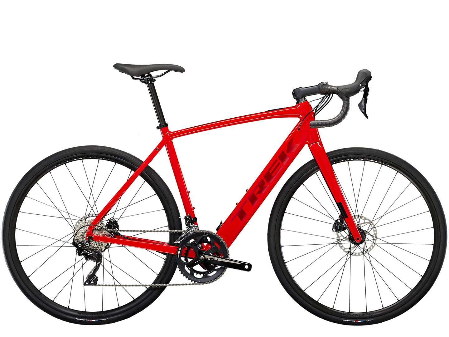 Trek Allant+ 5 Rage Red - Electic Hybrid Bike - County Cycles