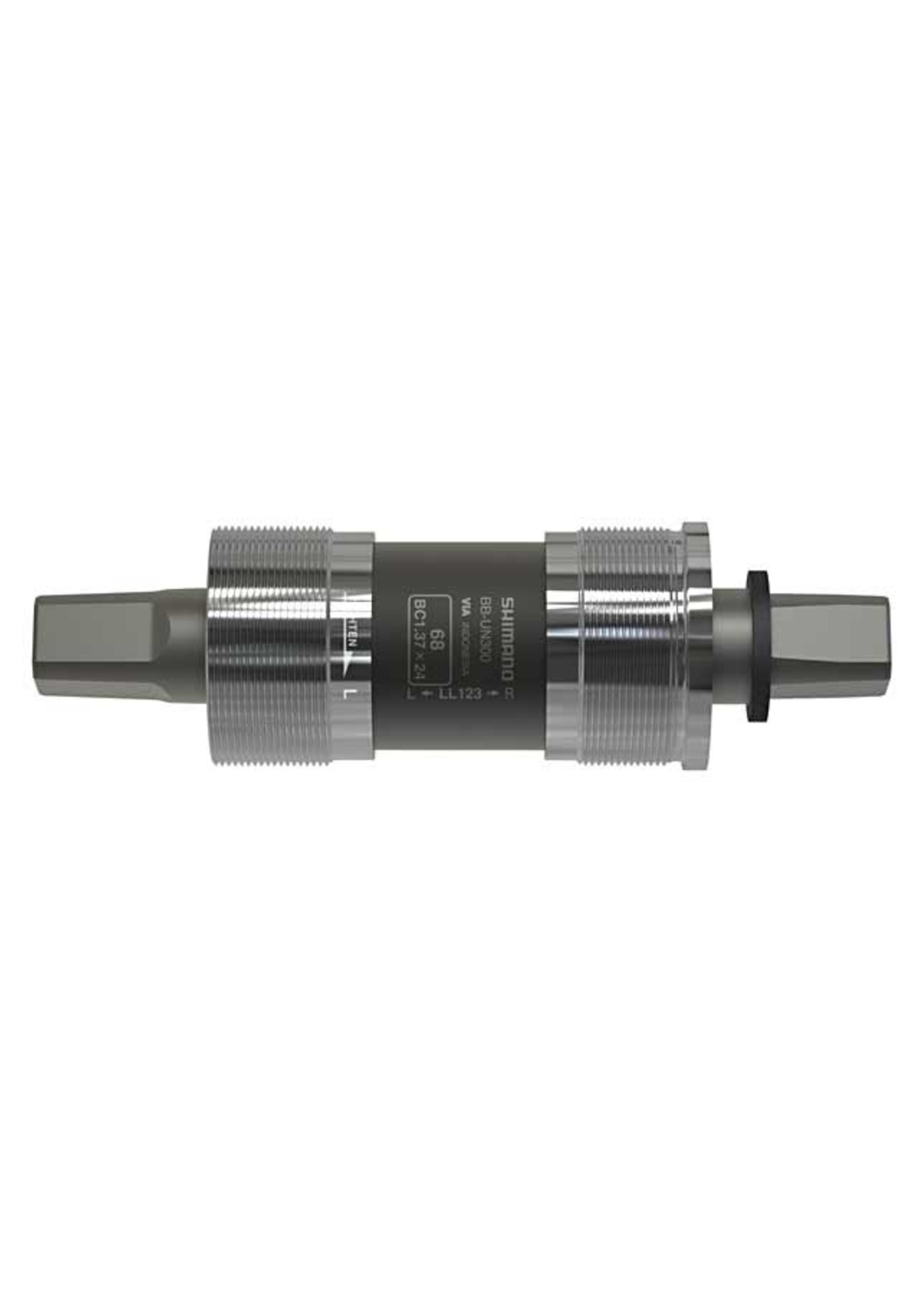 Shimano Boitier pédalier carre Shimano BB-UN300 117.5mm - Shell BSA 68mm