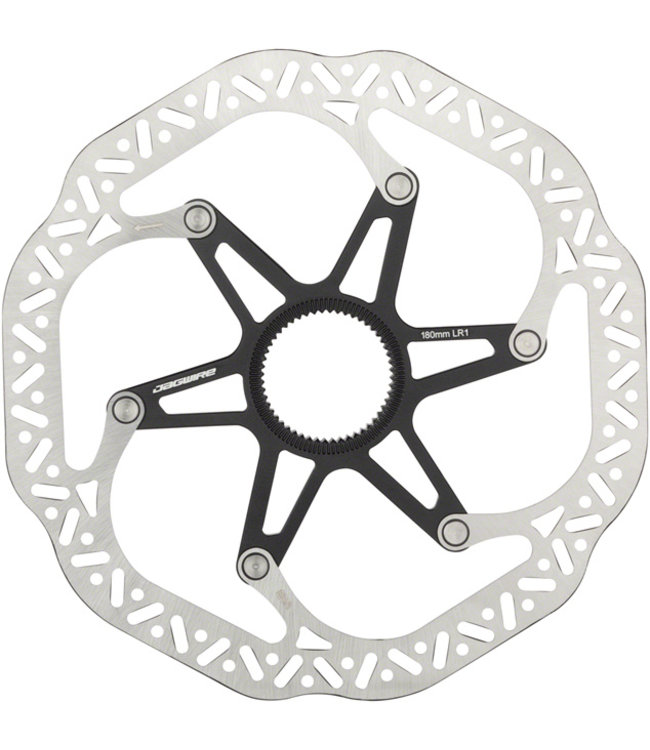Jagwire Pro Disc Brake Rotor - 180mm, CL - Silver/Black