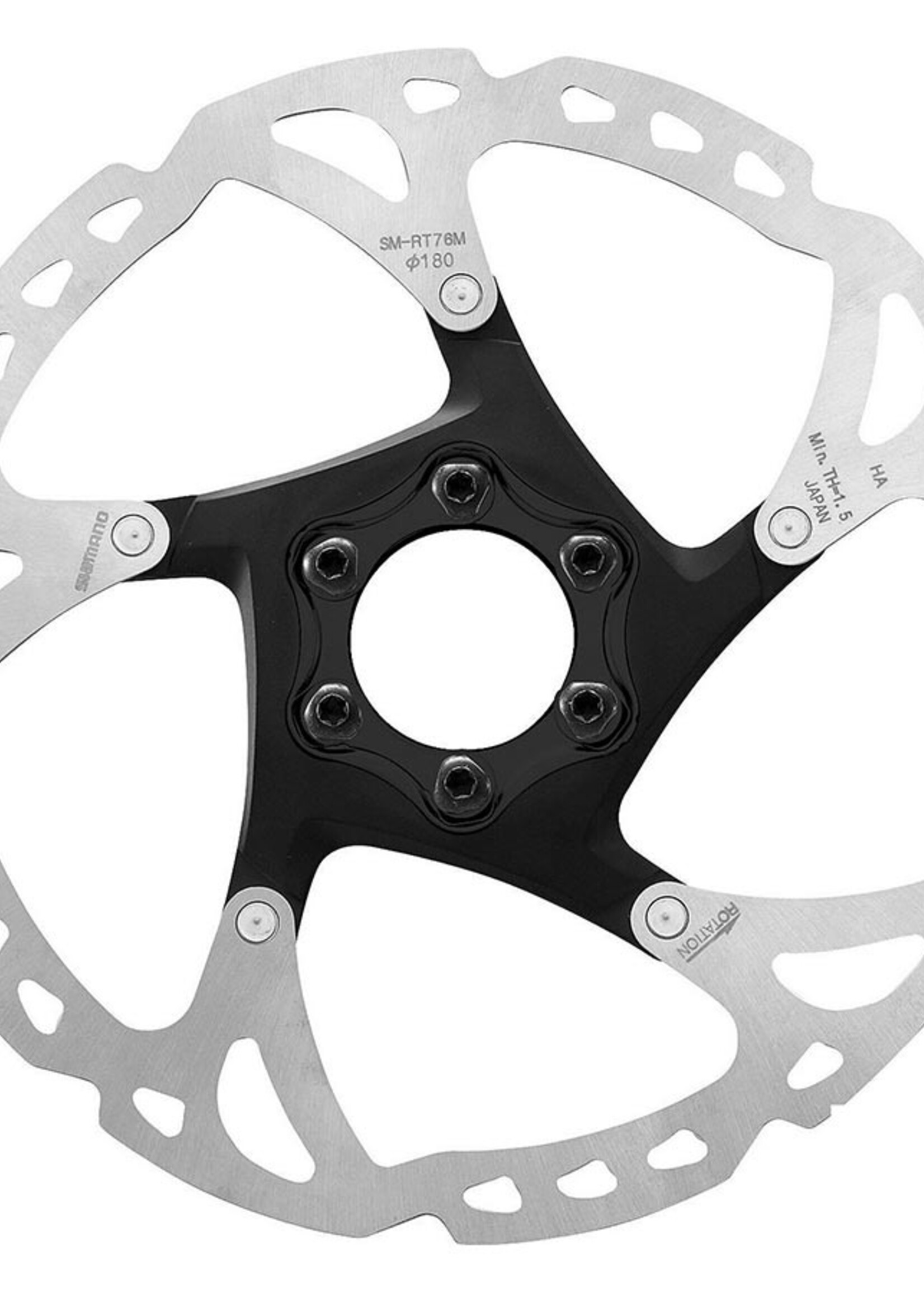 Shimano Shimano Deore XT SM-RT76 180mm 6 bolt brake rotor