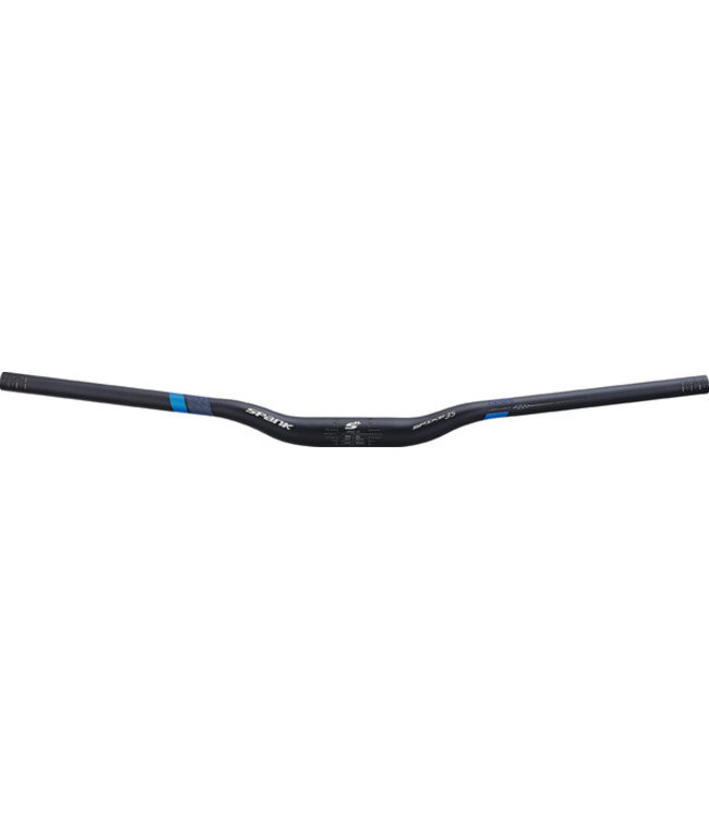 Spank Spike 35 Vibrocore handlebar - width: 820mm / rise: 25mm - Black/blue