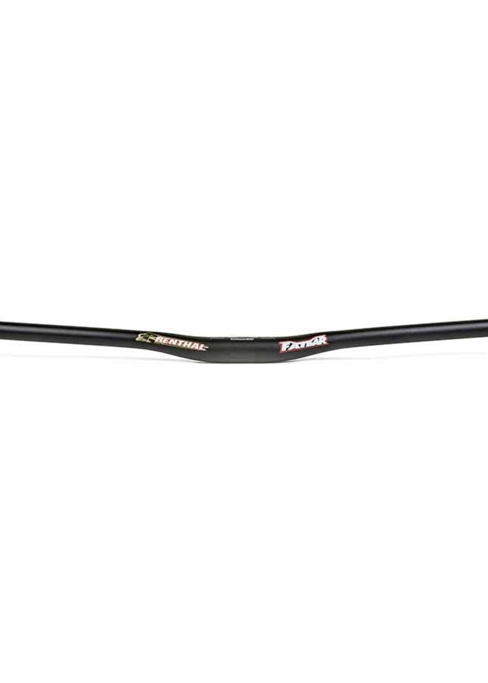 Guidon Renthal FatBar V2 800 x 10mm rise - collet 31.8mm - Noir