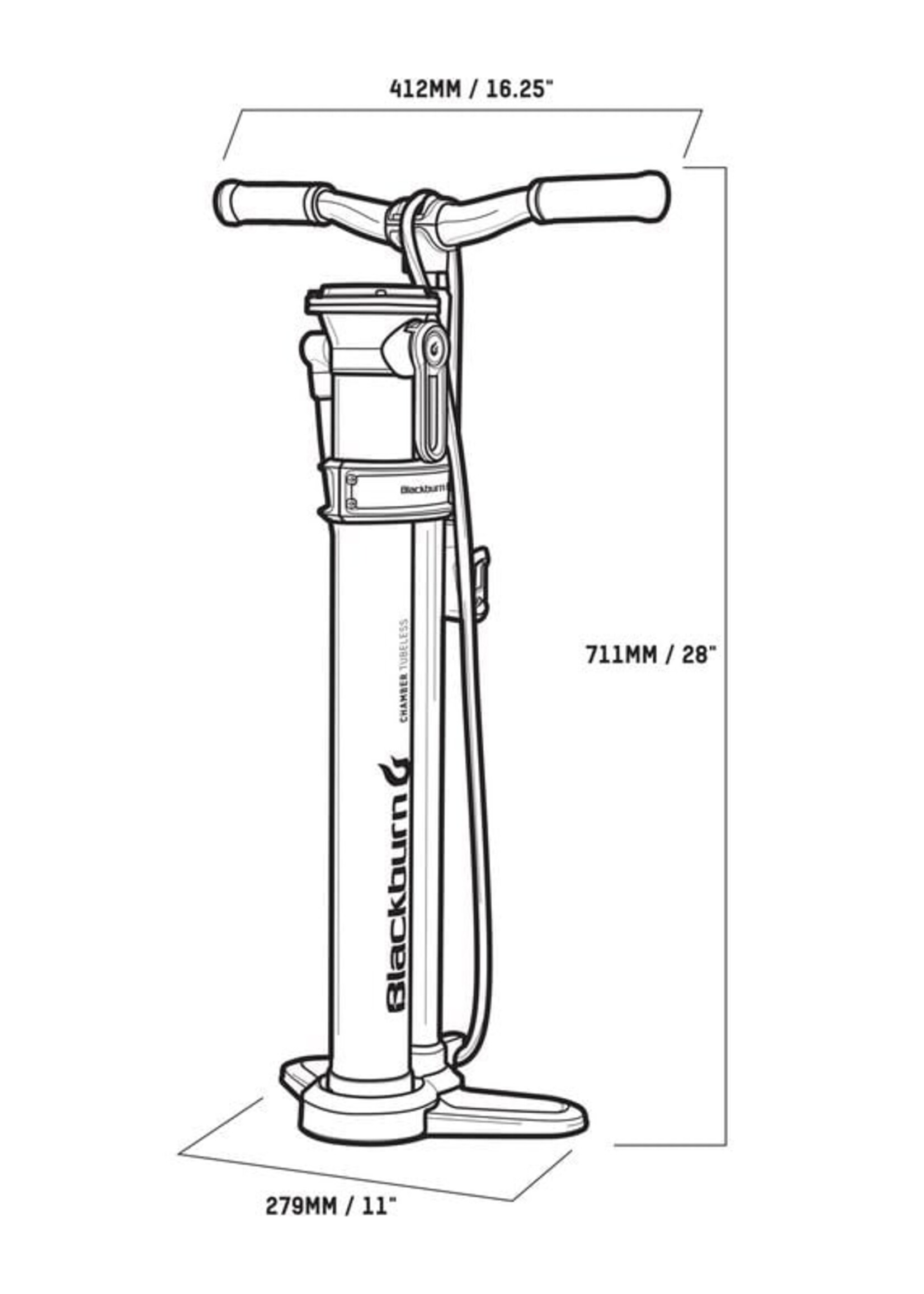 Blackburn Chamber Tubeless floor pump