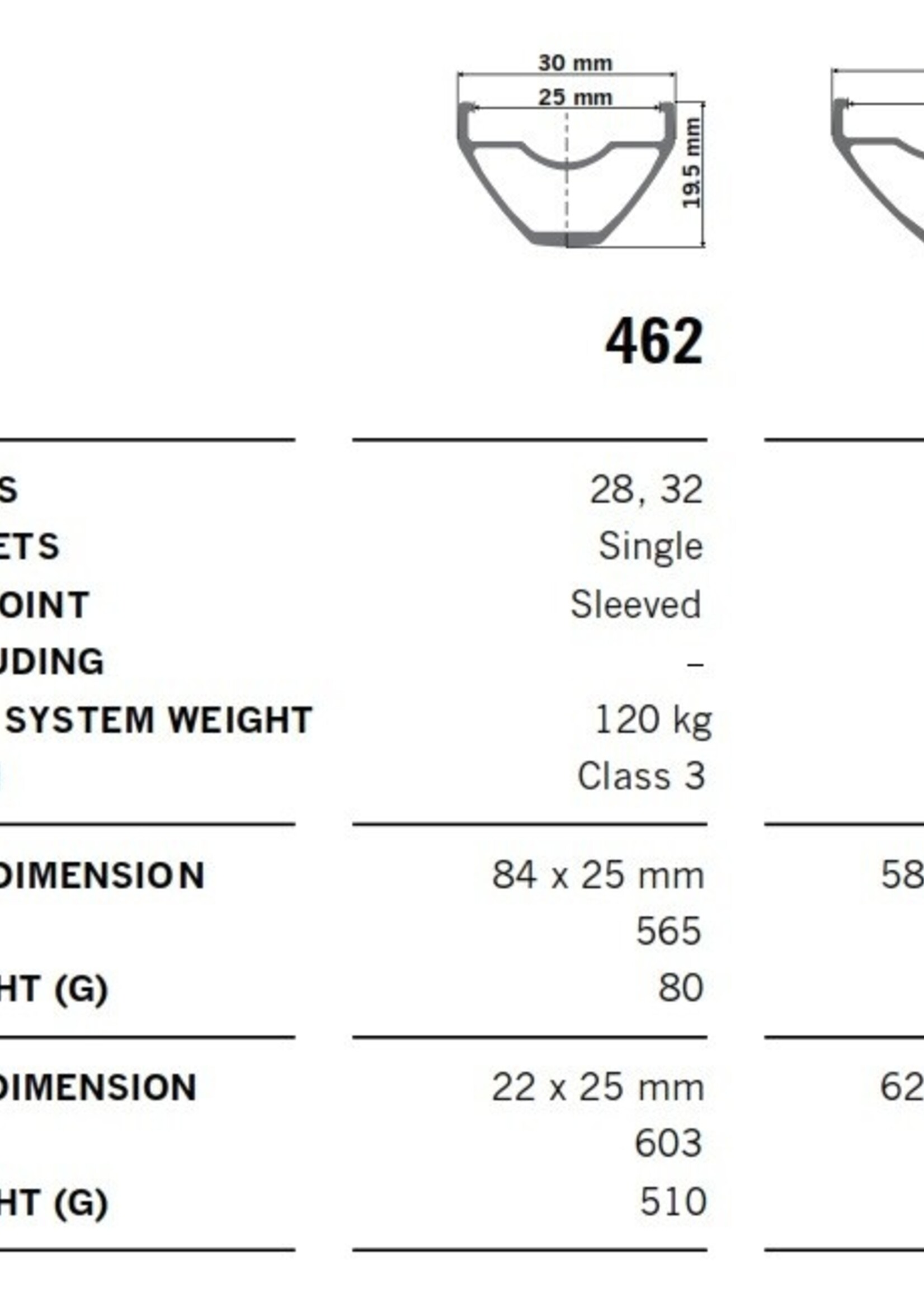 DT Swiss rim M 502 disc 27.5"x30mm 32H