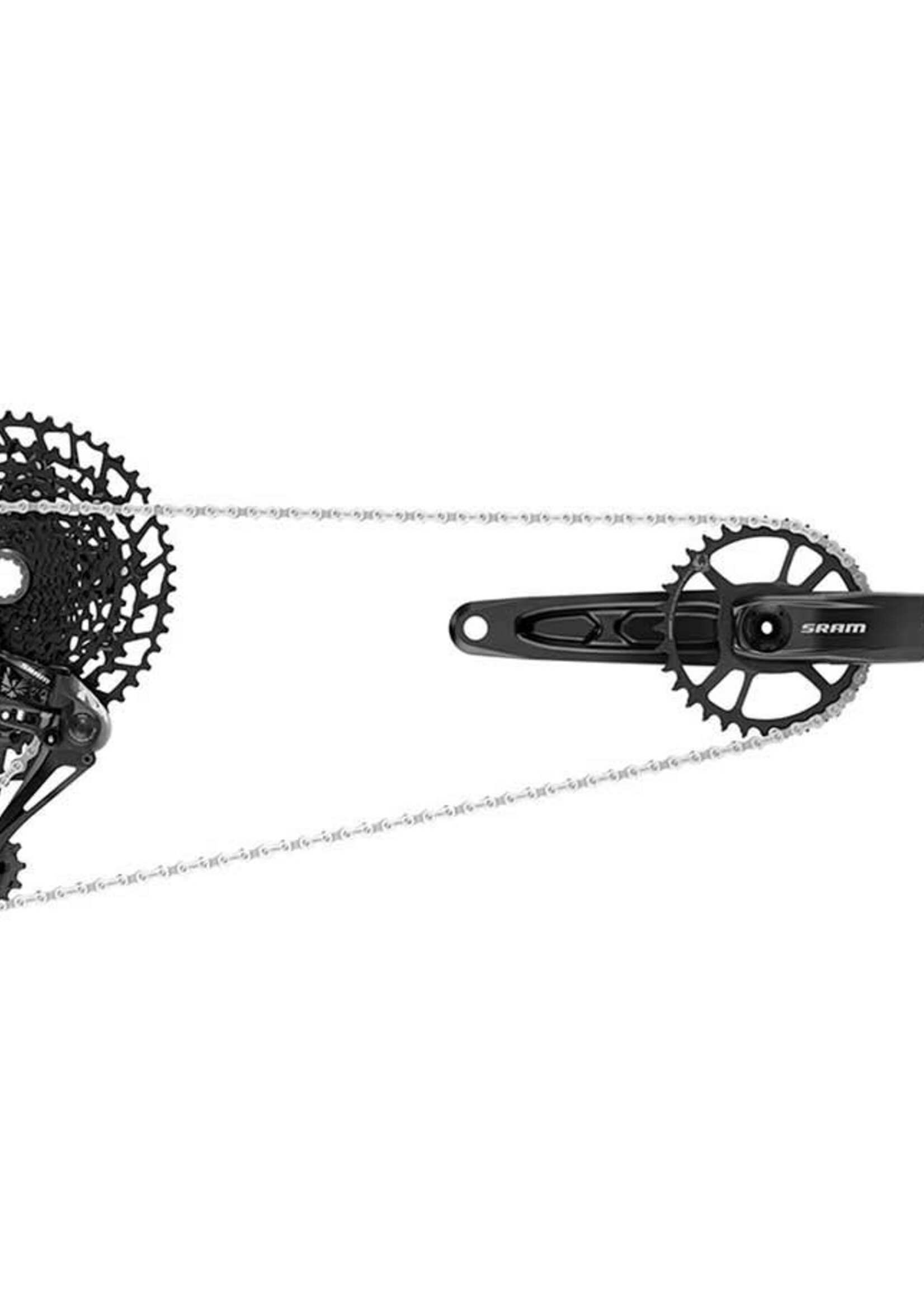 12-speed SRAM NX Eagle drivetrain with DUB MTB crankset / 170mm cranks - 11-50 cassette