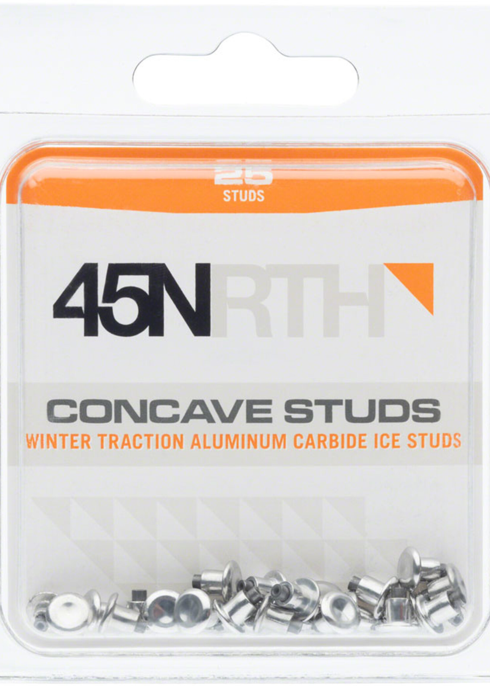 45NRTH Concave Carbide Aluminum Studs: Pack of 25