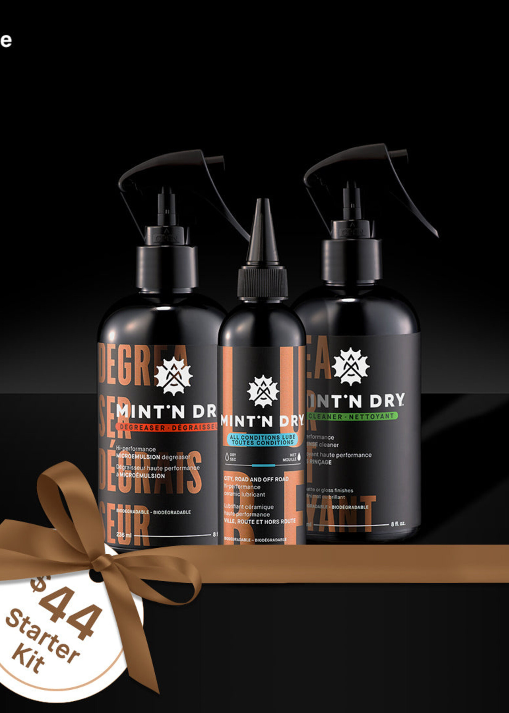 Mint'N Dry Bike Enssentials Cleaning Kit - All Condition / Ceramic Lube