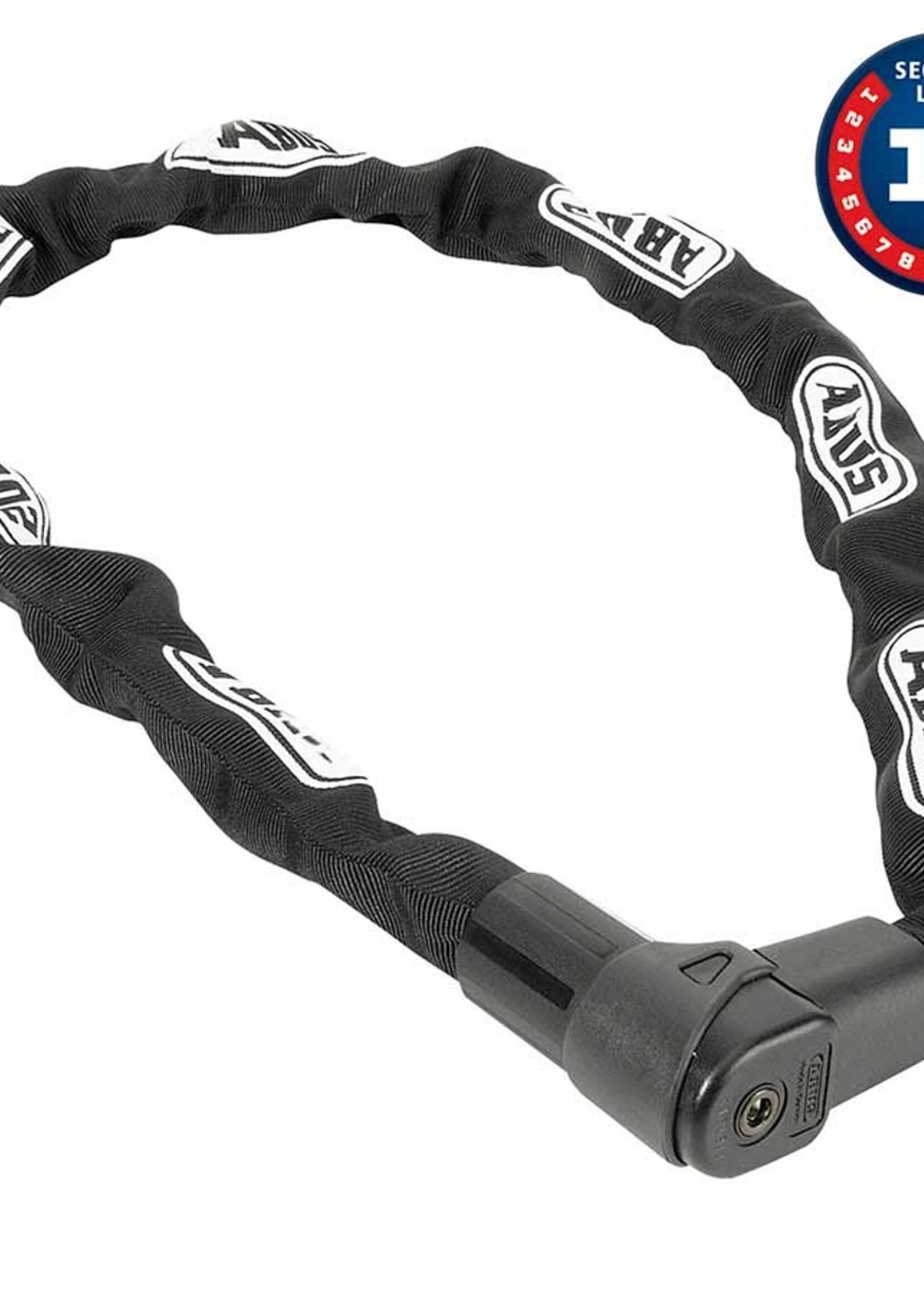 Cadenas Abus CityChain Plus 1010K,  9mm, 110cm - Noir