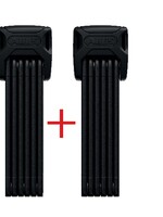 Ens de 2 cadenas pliable Abus, Bordo XPlus 6000K, 120cm, 5mm - Noir
