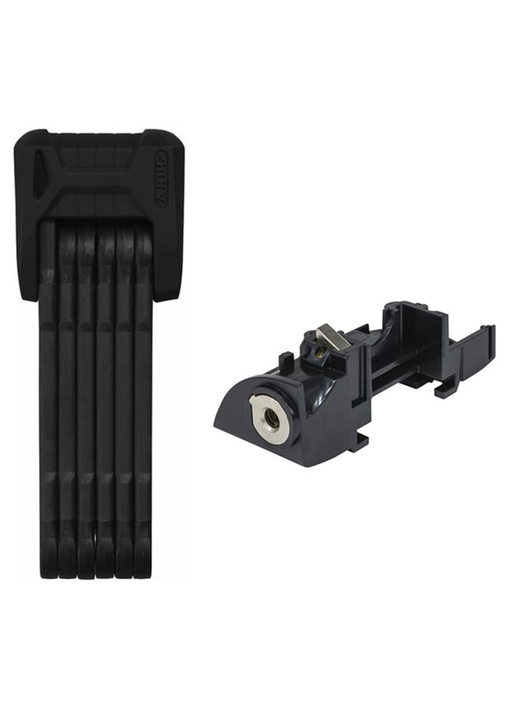 Ensemble cadenas pliable et serrure a batterie Abus Bordo 6405 - 85cm 5.5mm - noir