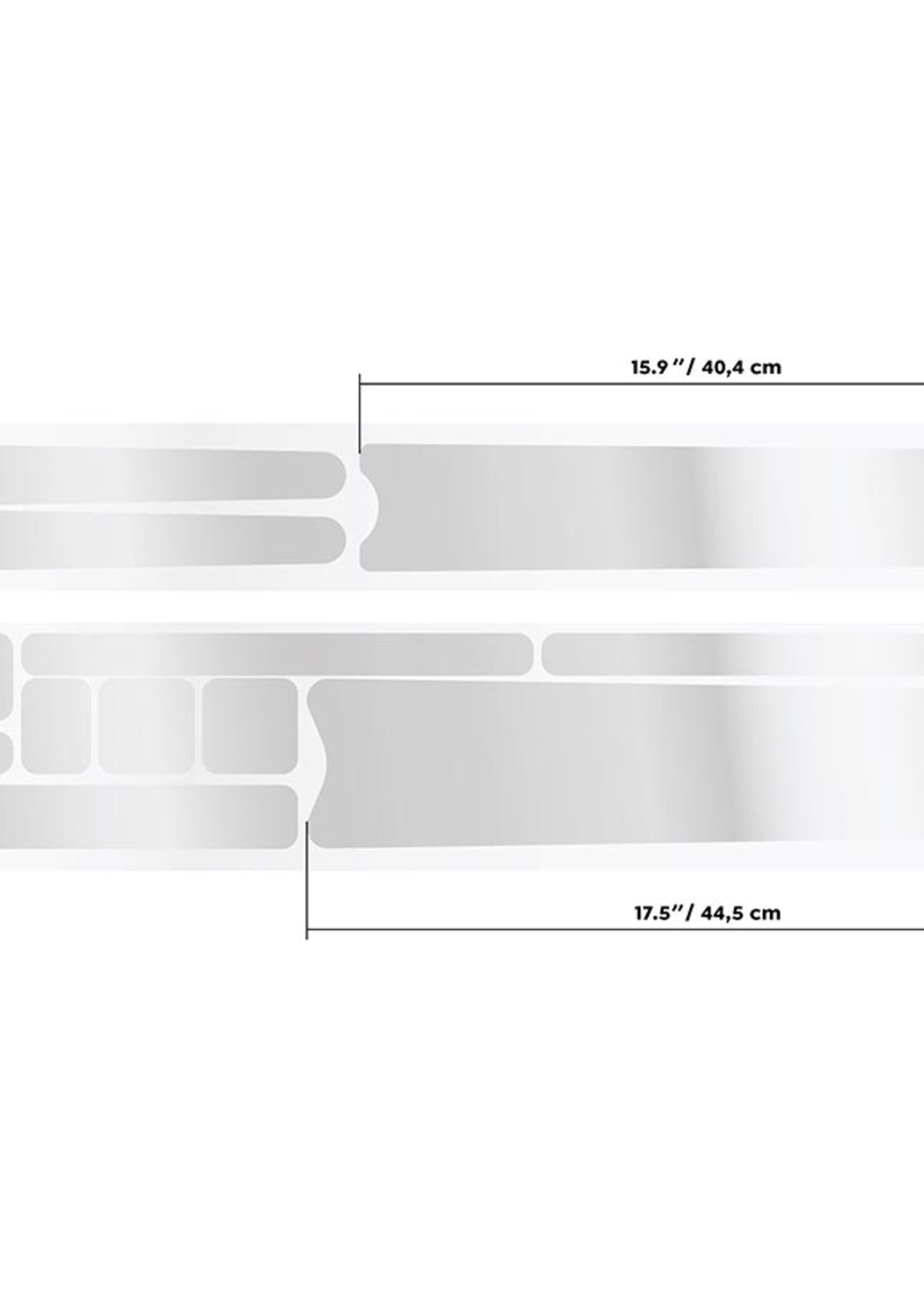 Pellicule de protection auto-collante Bikeshield Solo - Fini mat