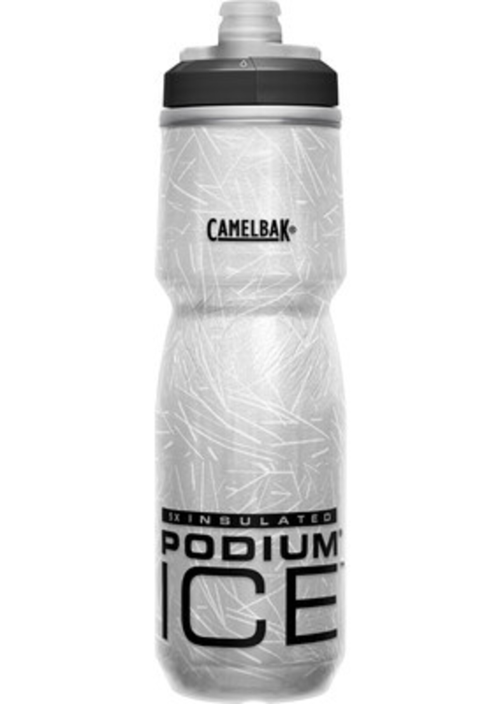 Bidon CamelBak Podium Ice 620ml / 21oz - Gris pale et noir