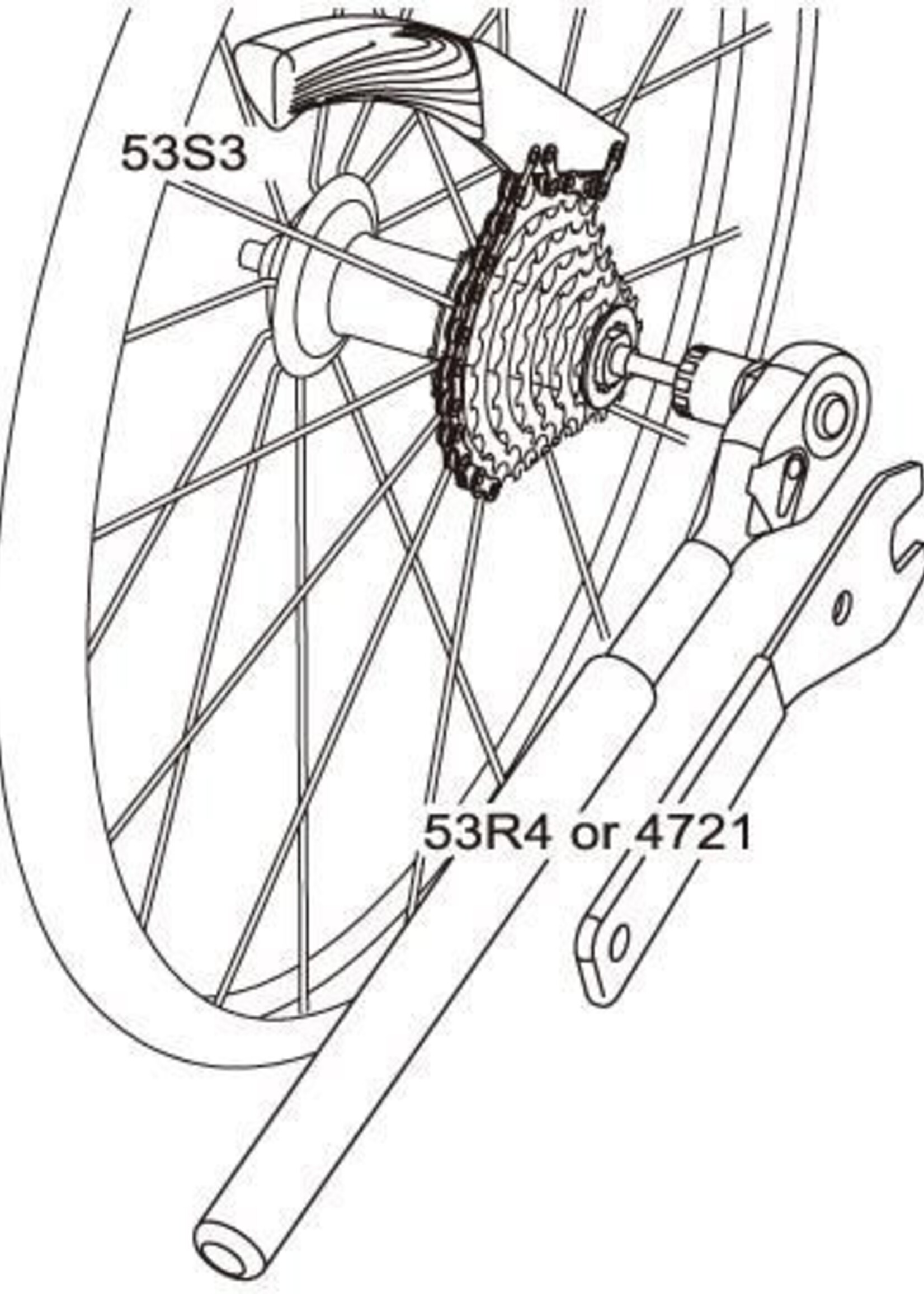 Ice Toolz Hyperglide (Shimano HG) Cassette Lockring Tool with 6mm Guide Pin