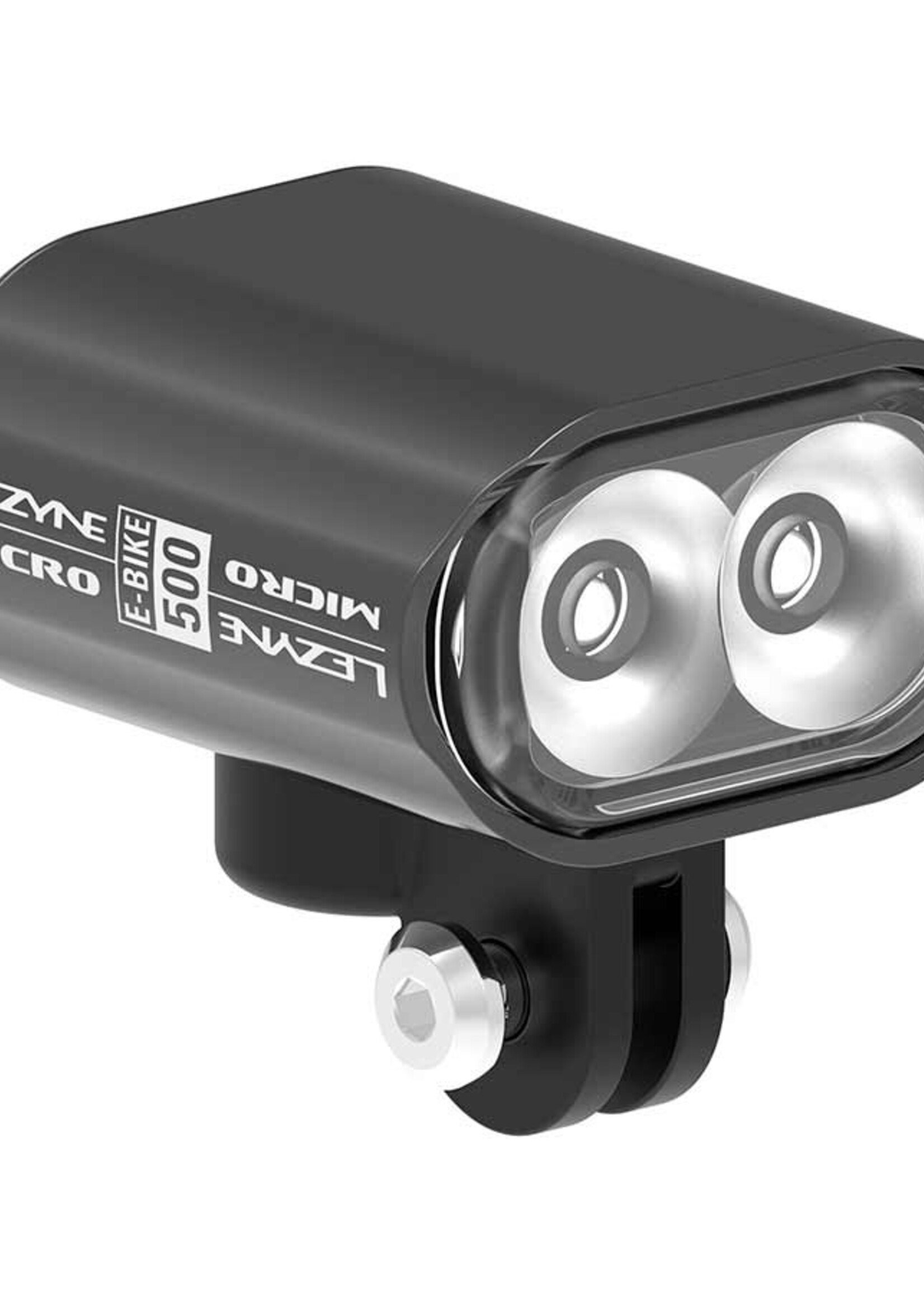 Phare avant Lezyne Micro Drive 500 lumens avec support Direct X-Lock pour velo eBike