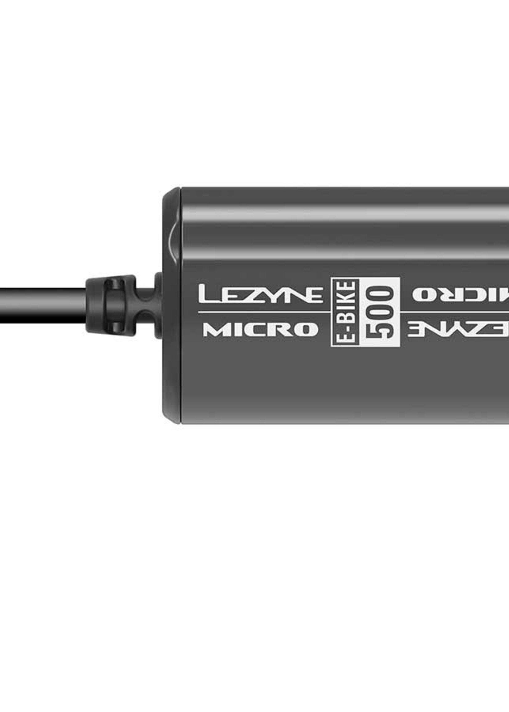 Phare avant Lezyne Micro Drive 500 lumens avec support Direct X-Lock pour velo eBike