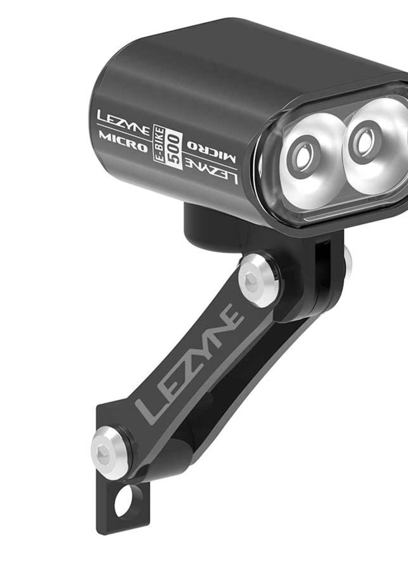 Phare avant Lezyne Micro Drive 500 lumens avec support Direct X-Lock pour velo eBike