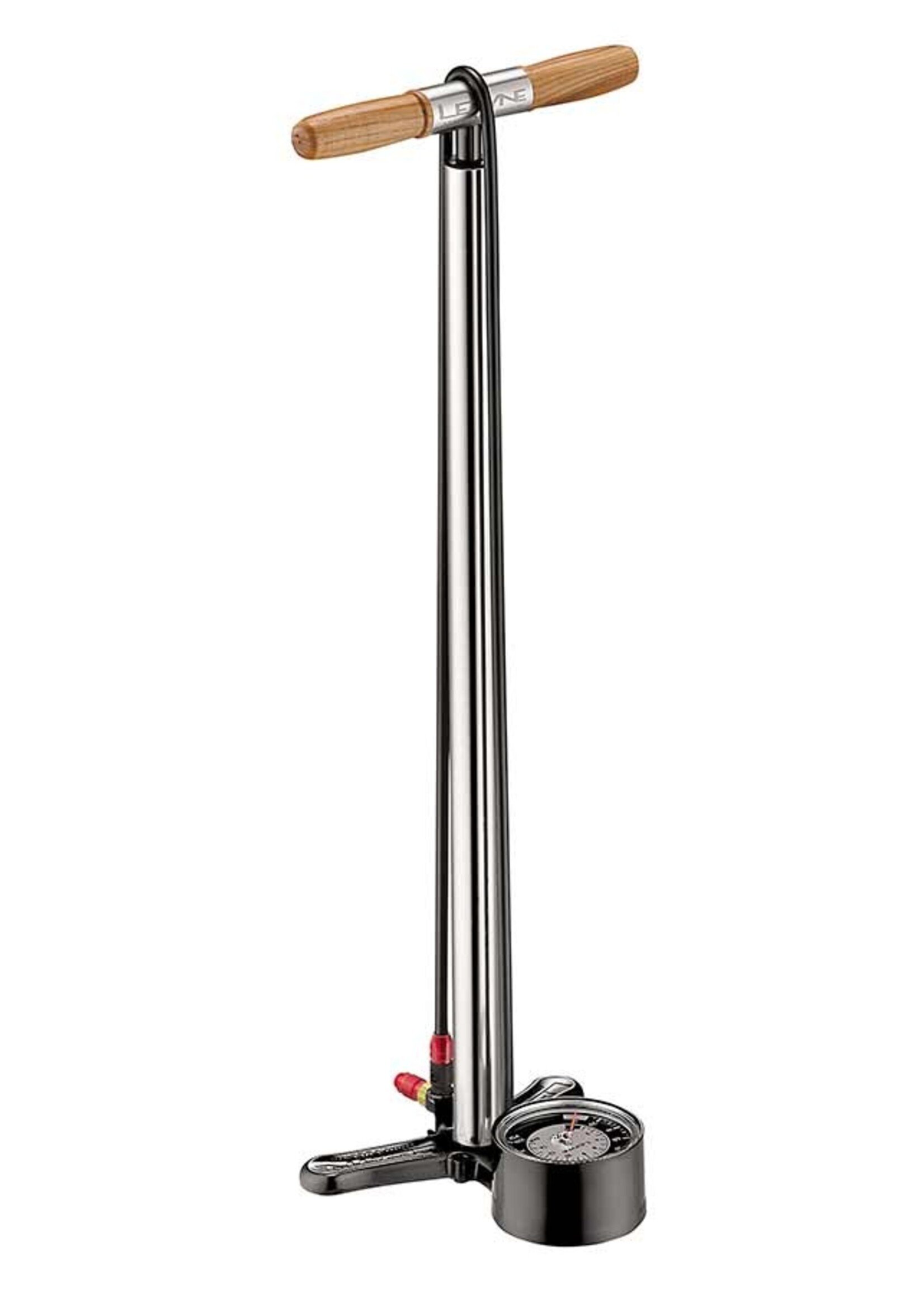 Lezyne Alloy Floor Drive Tall 3.5", ABS-1 Pro Chuck Floor Pump - 220psi - Silver