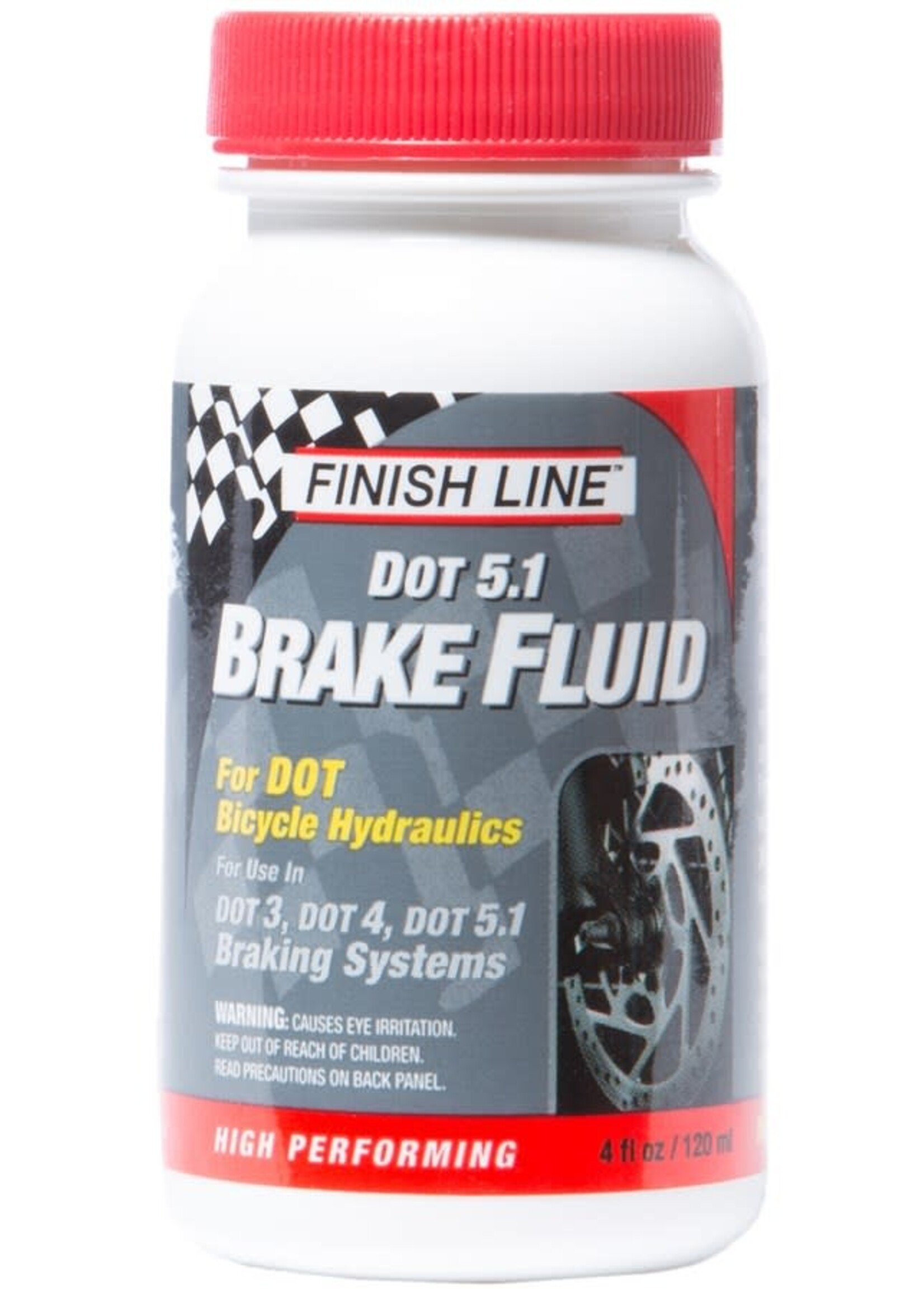 Finish Line DOT 5.1  Brake Fluid - 120ml / 4oz