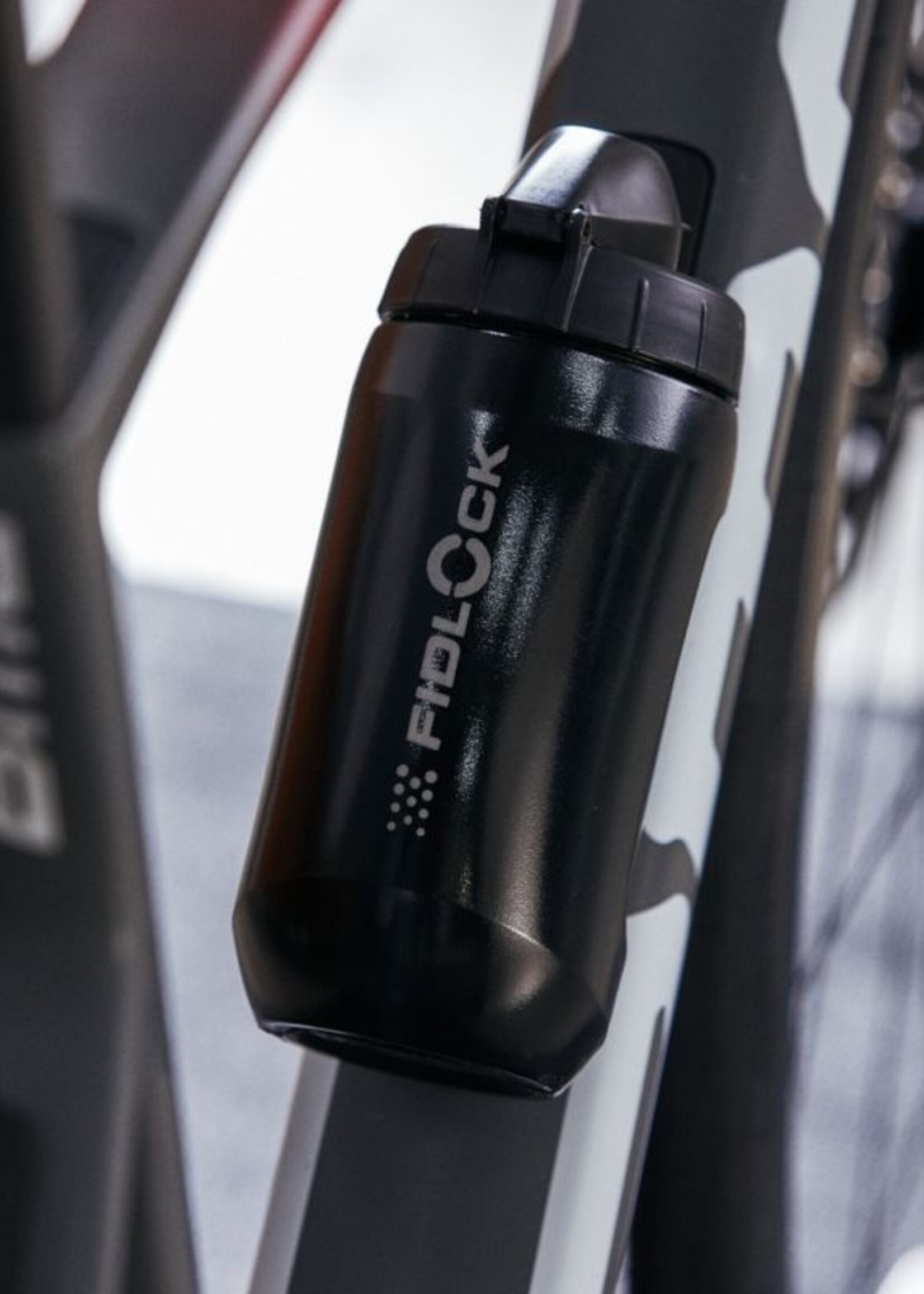Bidon Fidlock Twist  Bottle 450 + Bike Base -  Noir