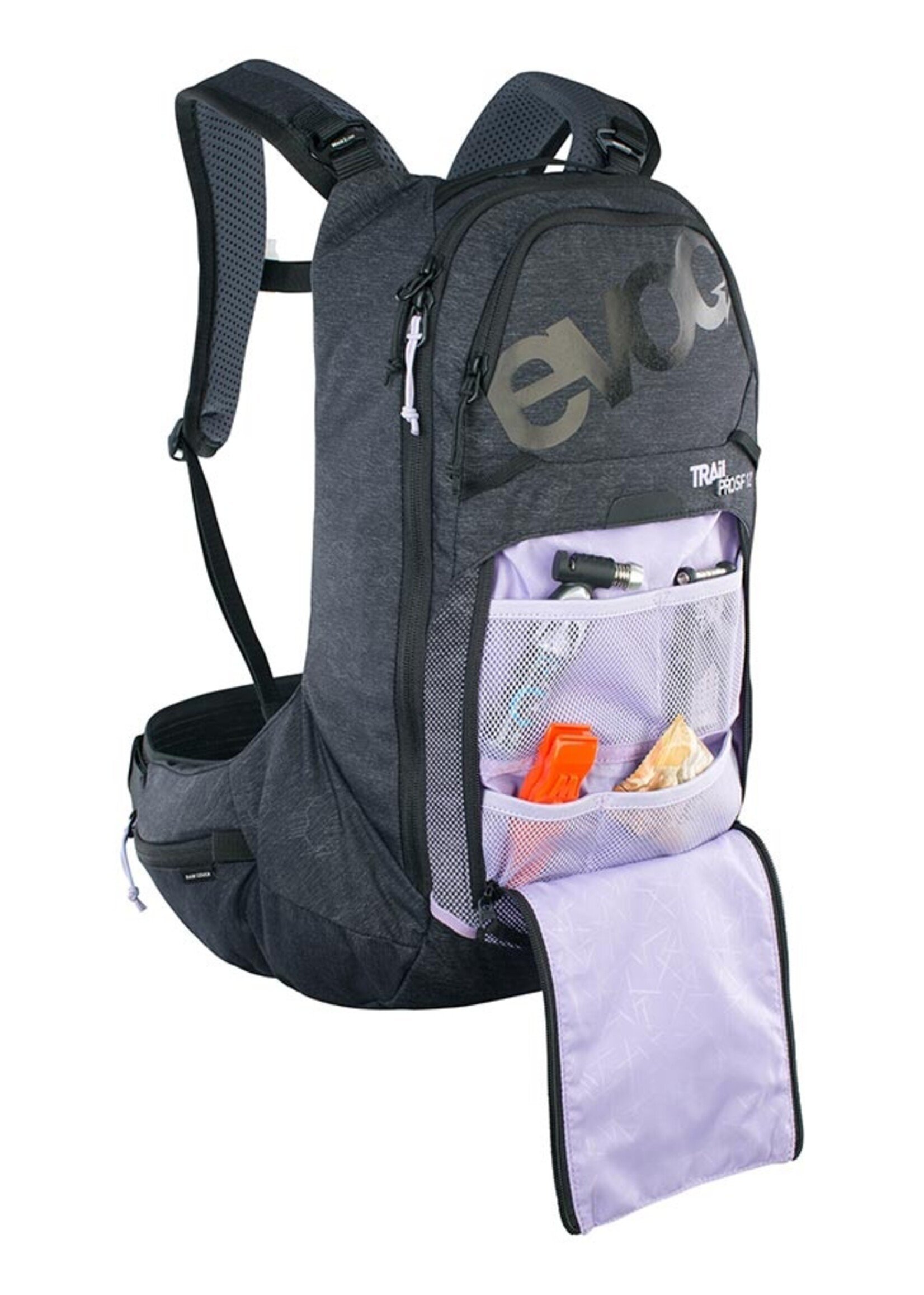 Sac d'hydratation avec protection Evoc Trail Pro SF 12, Protector backpack, 12L - Xsmall - Multicolore