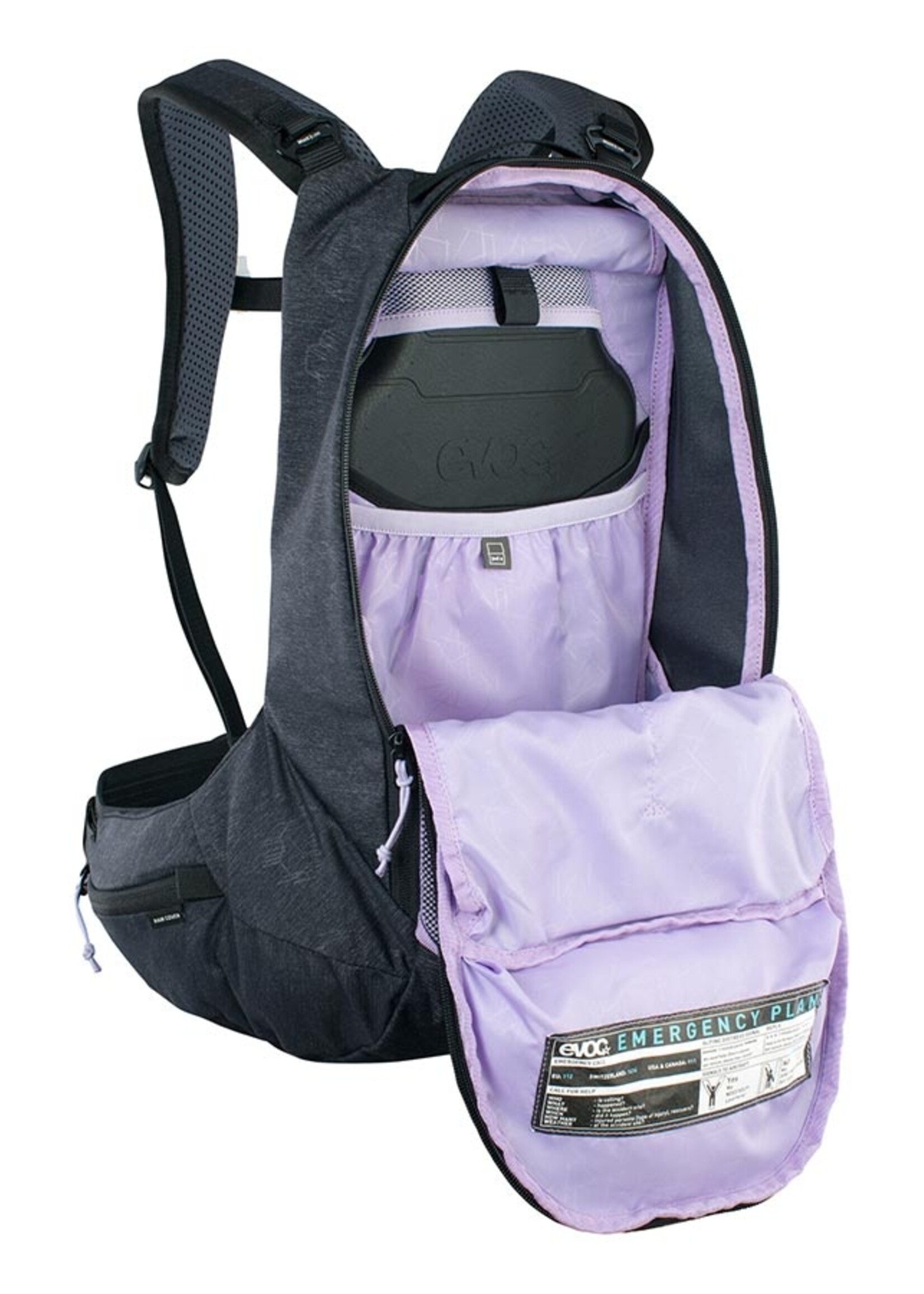 Evoc Trail Pro SF 12 Protector backpack - 12L - Xsmall - Multicolor