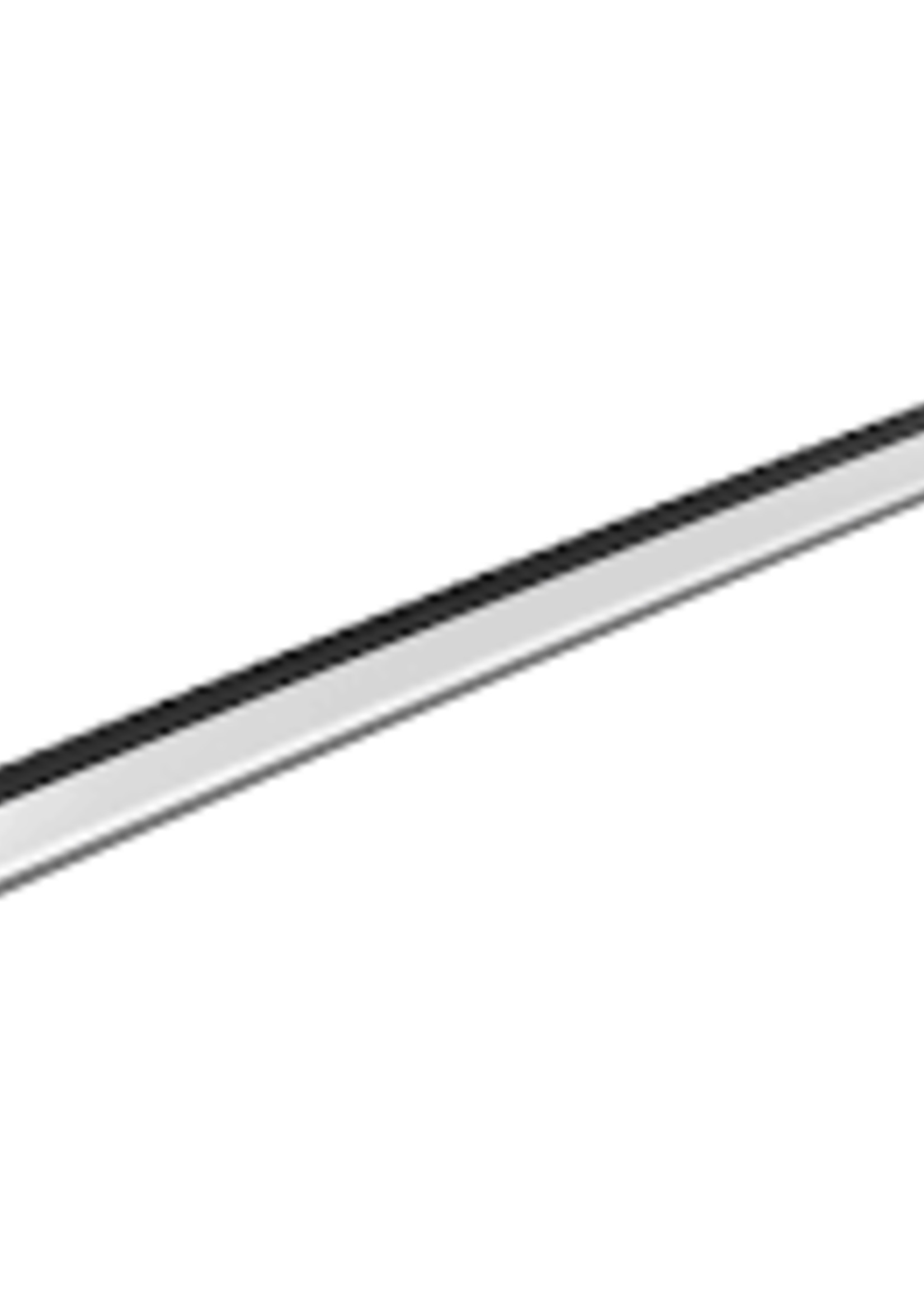 Ens de barres en aluminium Thule Wingbar Aero 135 ( 53 pouces ) - Argent