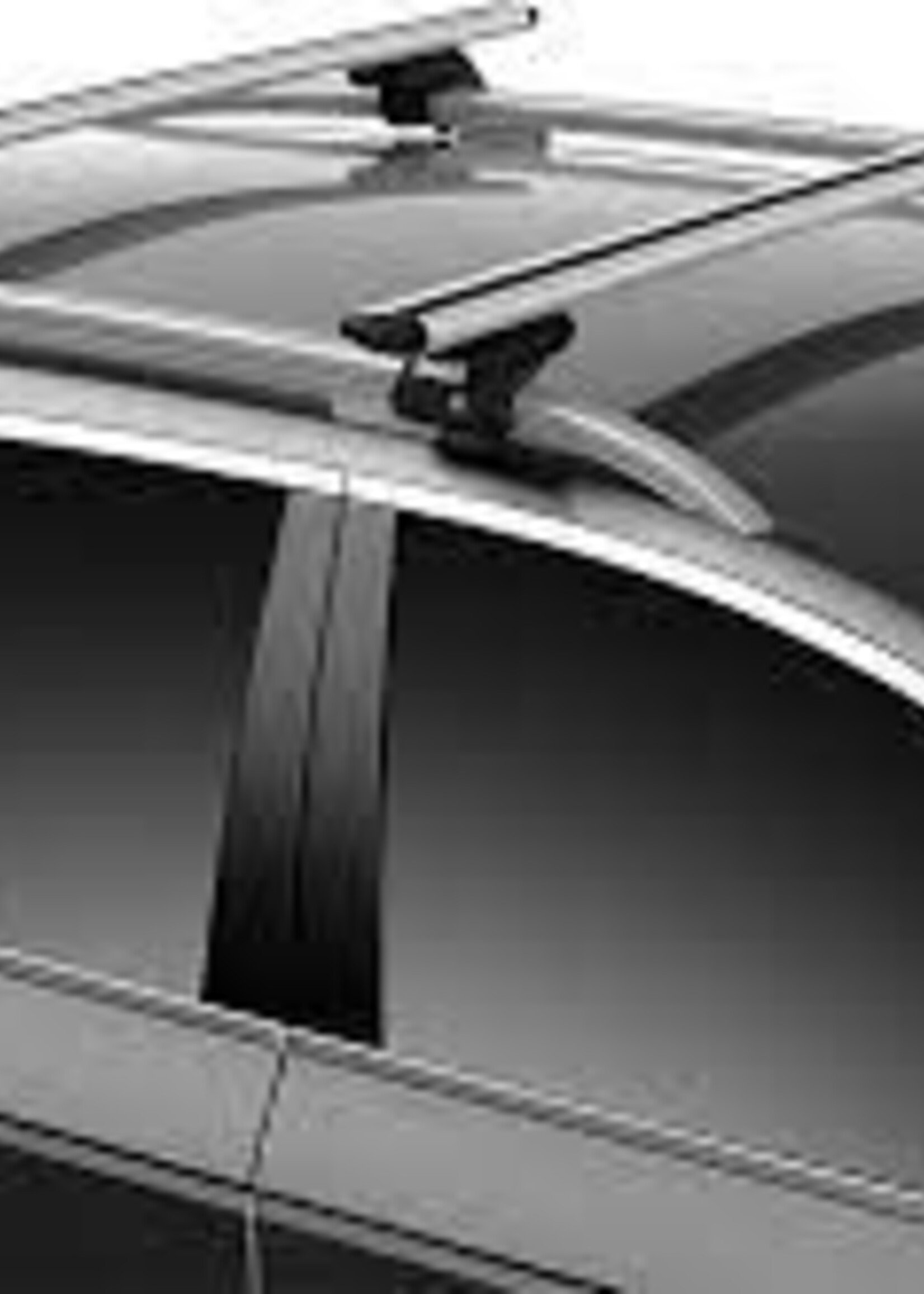 Ens de barres en aluminium Thule Wingbar Aero 135 ( 53 pouces ) - Argent