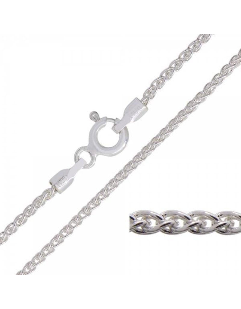 STERLING SILVER TWISTED SERPITINE- 24"