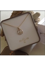 PIKA & BEAR ONE LOVE VERMEIL GOLD FILLED NECKLACE