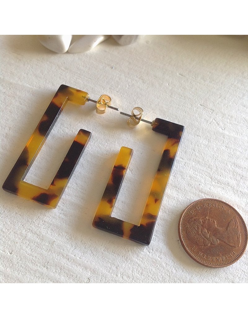PIKA & BEAR MOD ACETATE TANGO EARRINGS