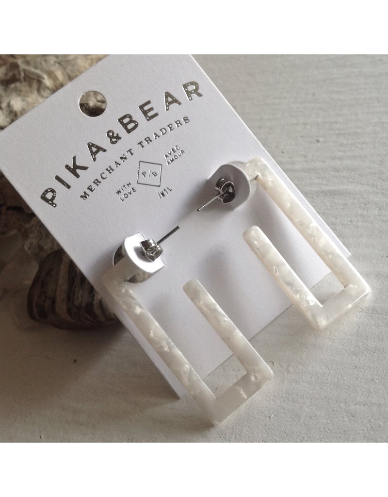 PIKA & BEAR MOD ACETATE TANGO EARRINGS