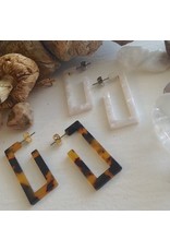 PIKA & BEAR MOD ACETATE TANGO EARRINGS