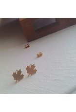 PIKA & BEAR MAPLE LEAF STUD