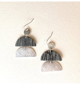 SCOUT STONE HALF MOON EARRINGS