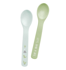 SILICONE BABY SPOONS-  2 PC