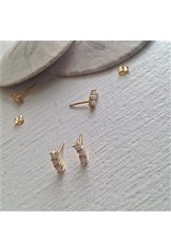 PIKA & BEAR THREE SISTERS OPAL STUD EARRINGS