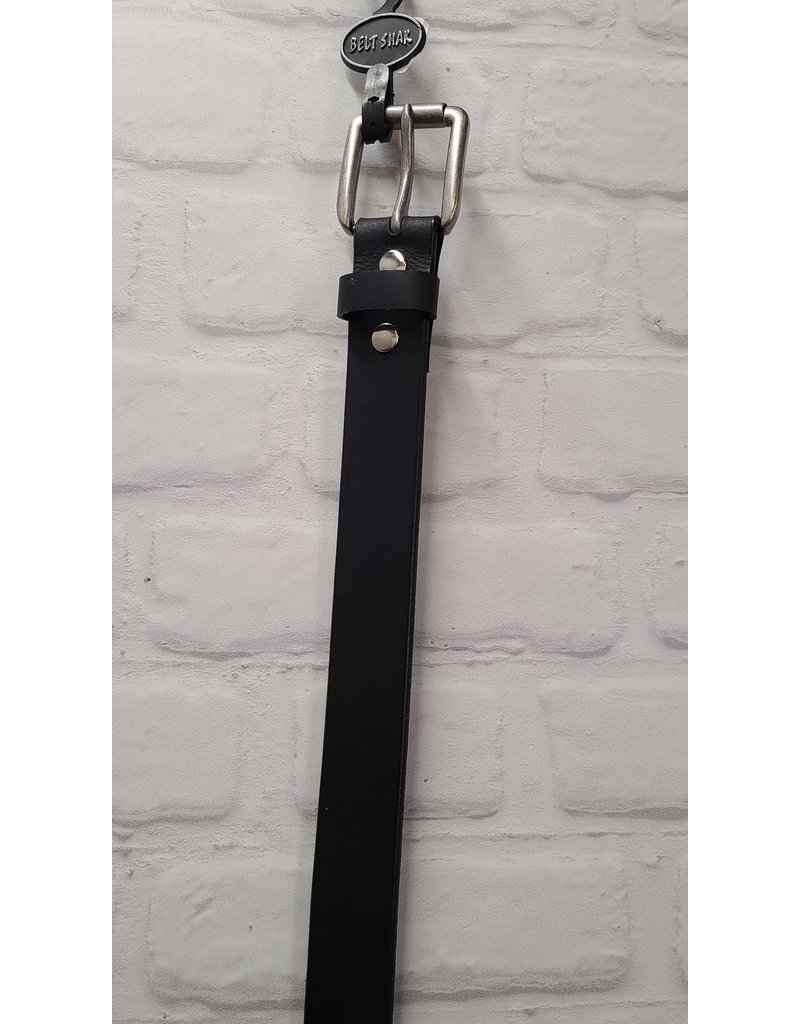 LEATHER NICKLE BUCKLE BELT