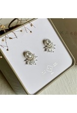 PIKA & BEAR WINDSOR RHINESTONE EARRINGS