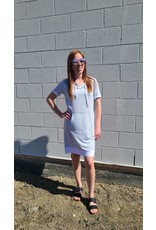 T-SHIRT DRESS w/POUCH