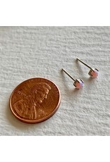 PIKA & BEAR TINY DANCER FIRE OPAL STUD EARRING