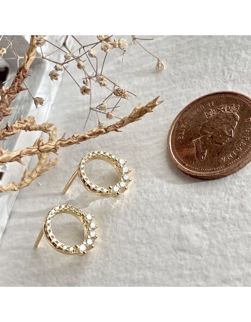 APOLLO WREATH STUD EARRING VERMEIL