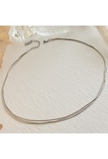 PIKA & BEAR ARIADNE TRIPLE LAYER TINY SNAKE CHAIN