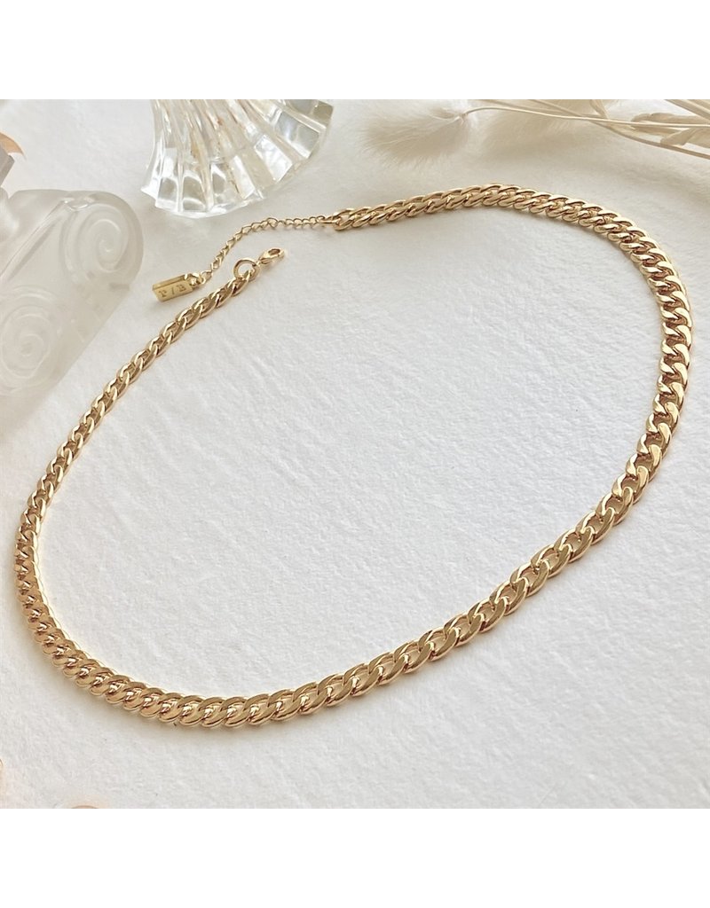 PIKA & BEAR ONE CHAIN LARGE LINK NECKLACE