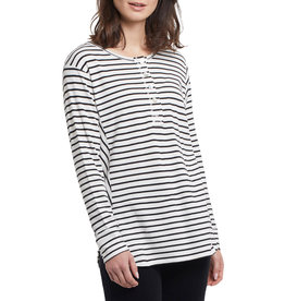 DOLMAN STRIPED TOP w/SIDE SLITS