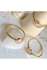 PIKA & BEAR PAVAO GOLD VERMEIL RING